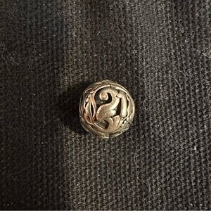 Pandora Silver 21 twenty one Decorative Charm , 925 silver , twist or slide on